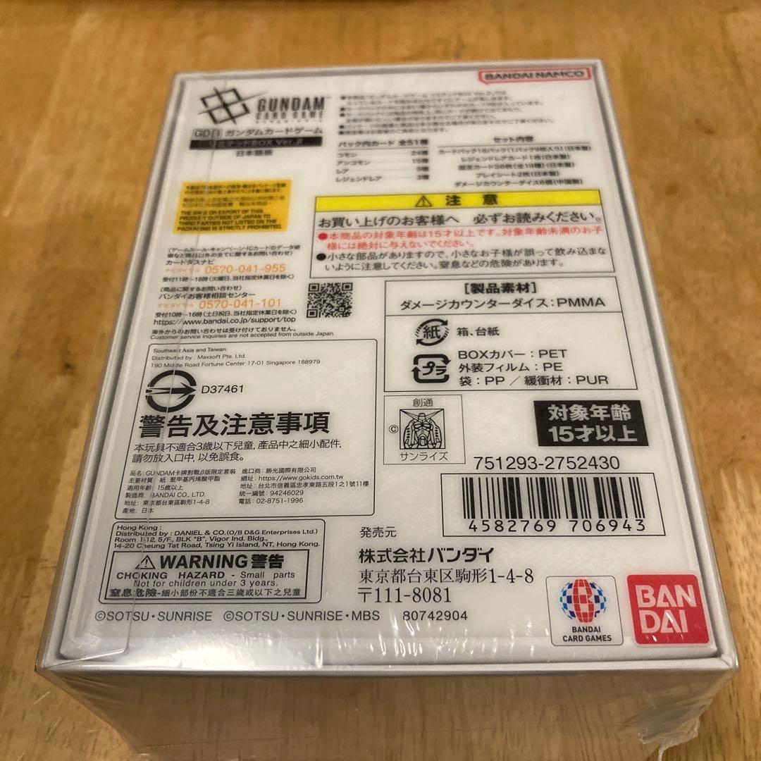 ガンダム リミテッド BOX Ver.β シュリンク付き　未開封品