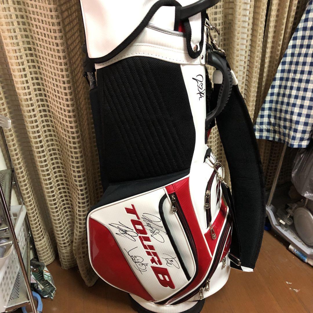 渋野日向子サイン入りキャディバッグ