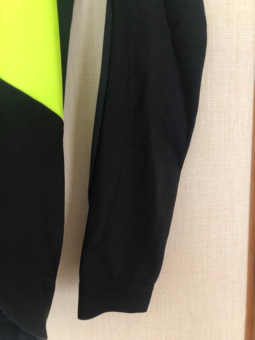 アソス 蛍光イエロー/ブラック サイクルジャケット長袖