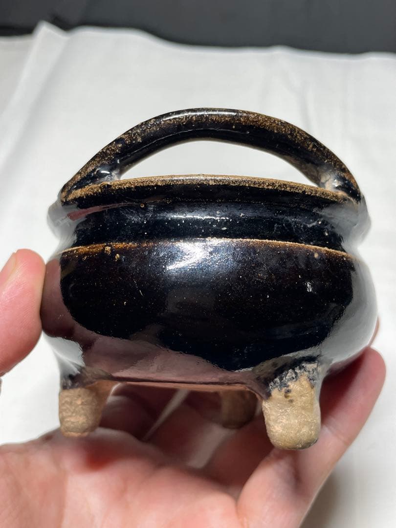 香炉。香道具、茶道具。古美術。骨董品。明時代。美品。希少品。舊家蔵出し。