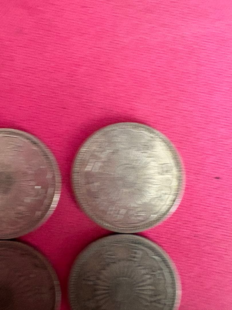 K*I様 【美品】鳳凰小型50銭銀貨大正11年 昭和8・9・10・11・12年6