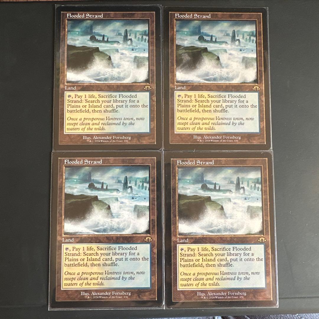 MTG 旧枠　溢れかえる岸辺　4枚セット