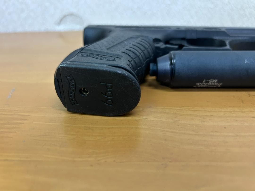 マルゼン ワルサー P99 ガスブローバック ブラック サプレッサー・マガジン付