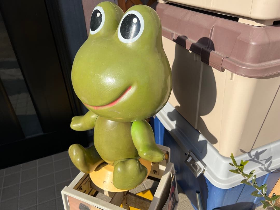 非売品　ケロちゃん台付き　高さ約1m レトロ　昭和レトロ　ビンテージ