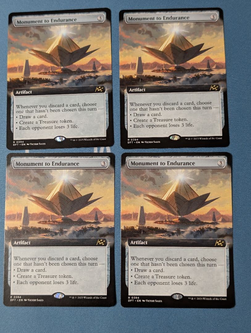 ム*団様 忍耐の記念日　拡張　英語版　 4枚セット