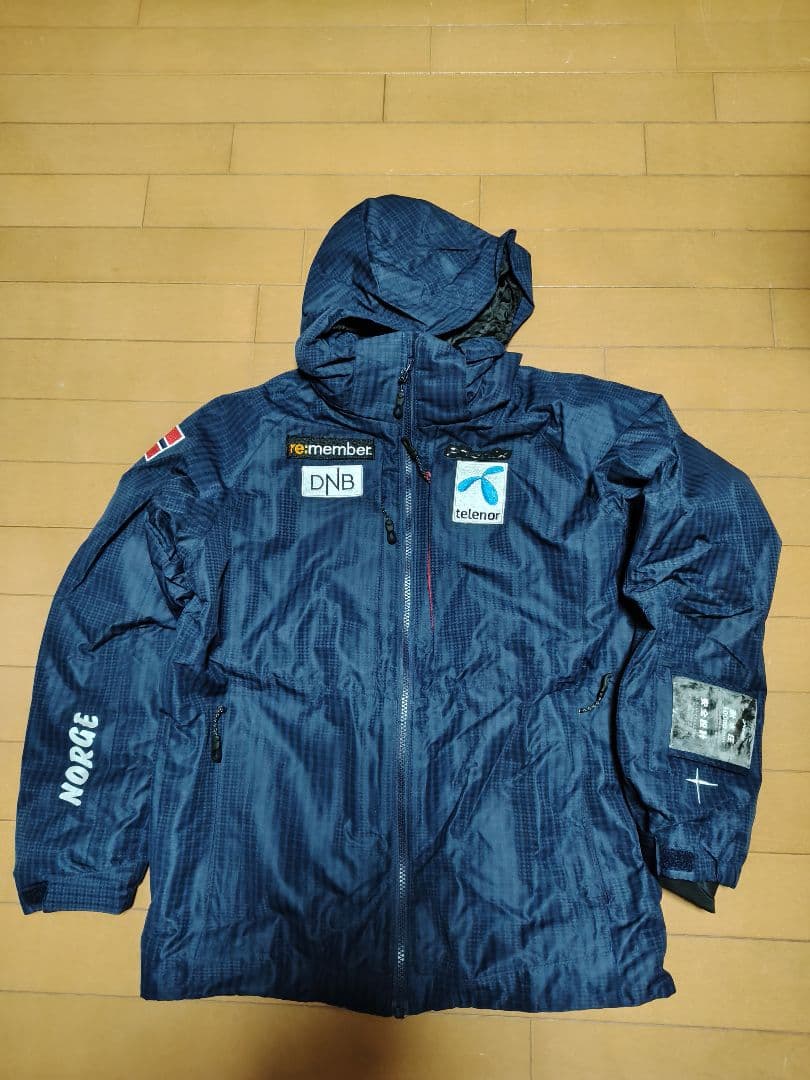 子ども用スキーウェア ネイビー/レッド