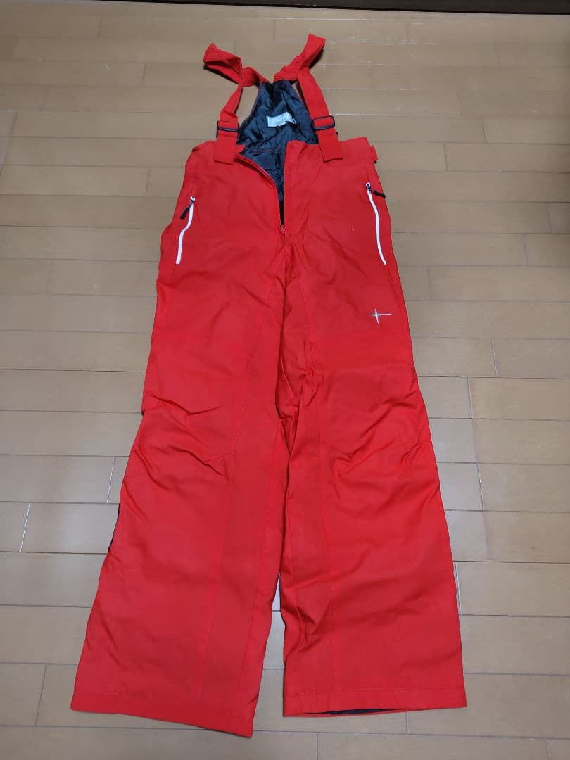 子ども用スキーウェア ネイビー/レッド