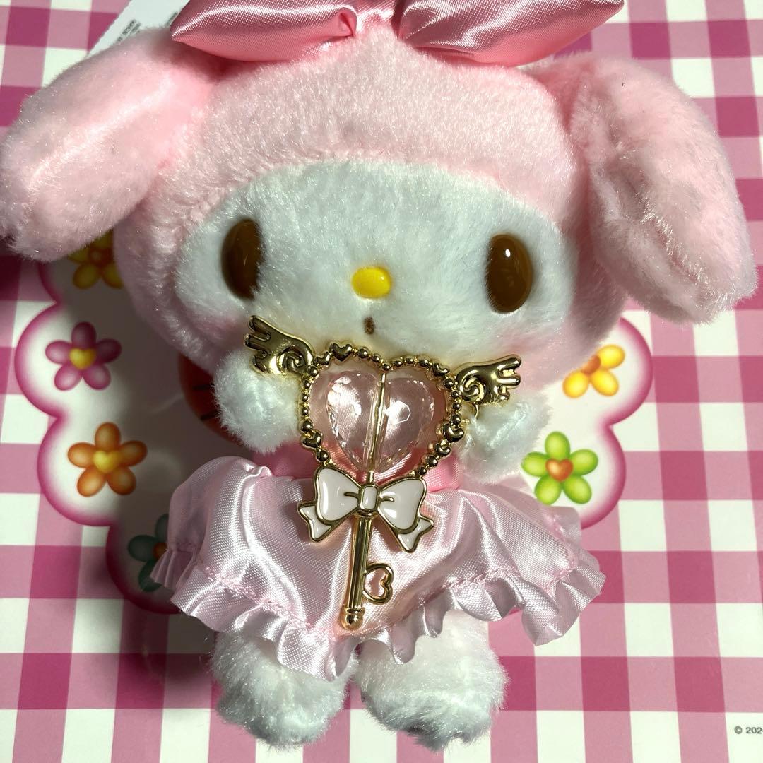 レア　マイメロ　バッグチャーム　ステッキ　ビジュー