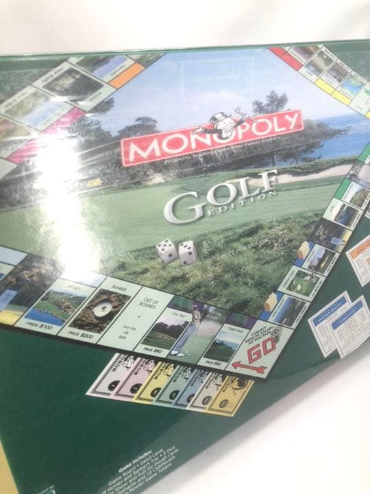 レア物　モノポリー　ゴルフ　Monopoly Golf 英語版