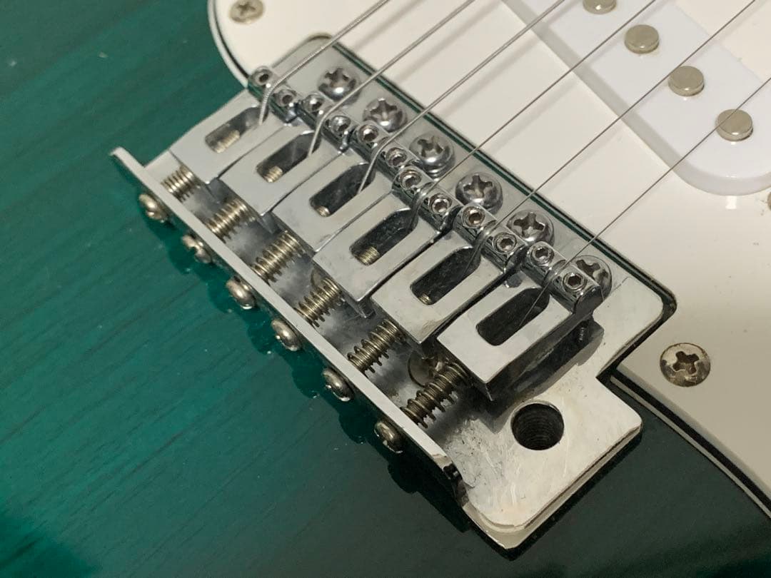 SELDER セルダー ストラトキャスター タイプ 緑系 エレキギター ST