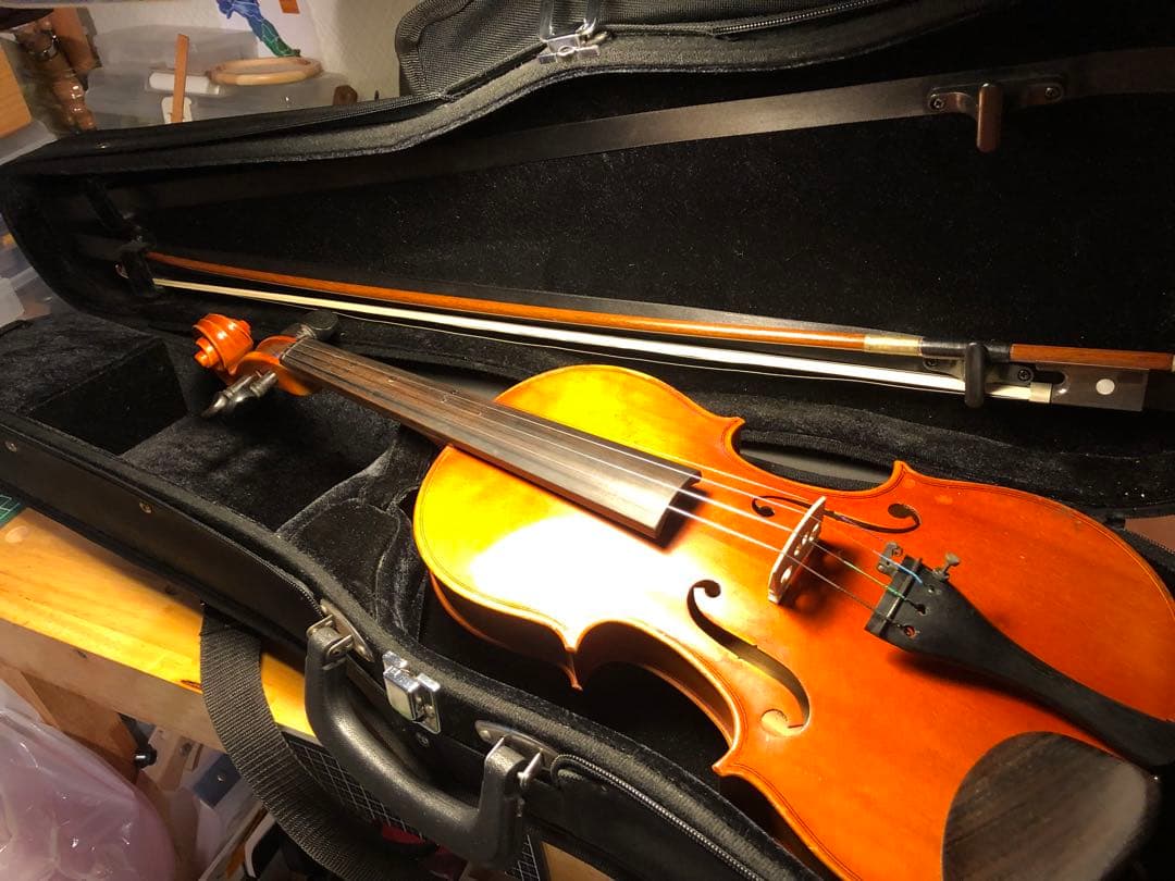 【駒&魂柱新調済】Suzuki分数バイオリンNo280 3/4 1980