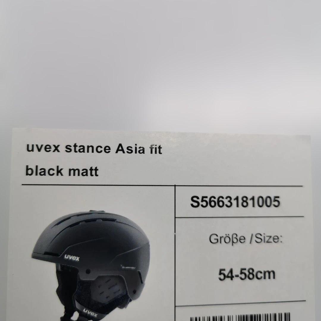 uvex stance Asia fit 黒 スキー スノボ ヘルメット