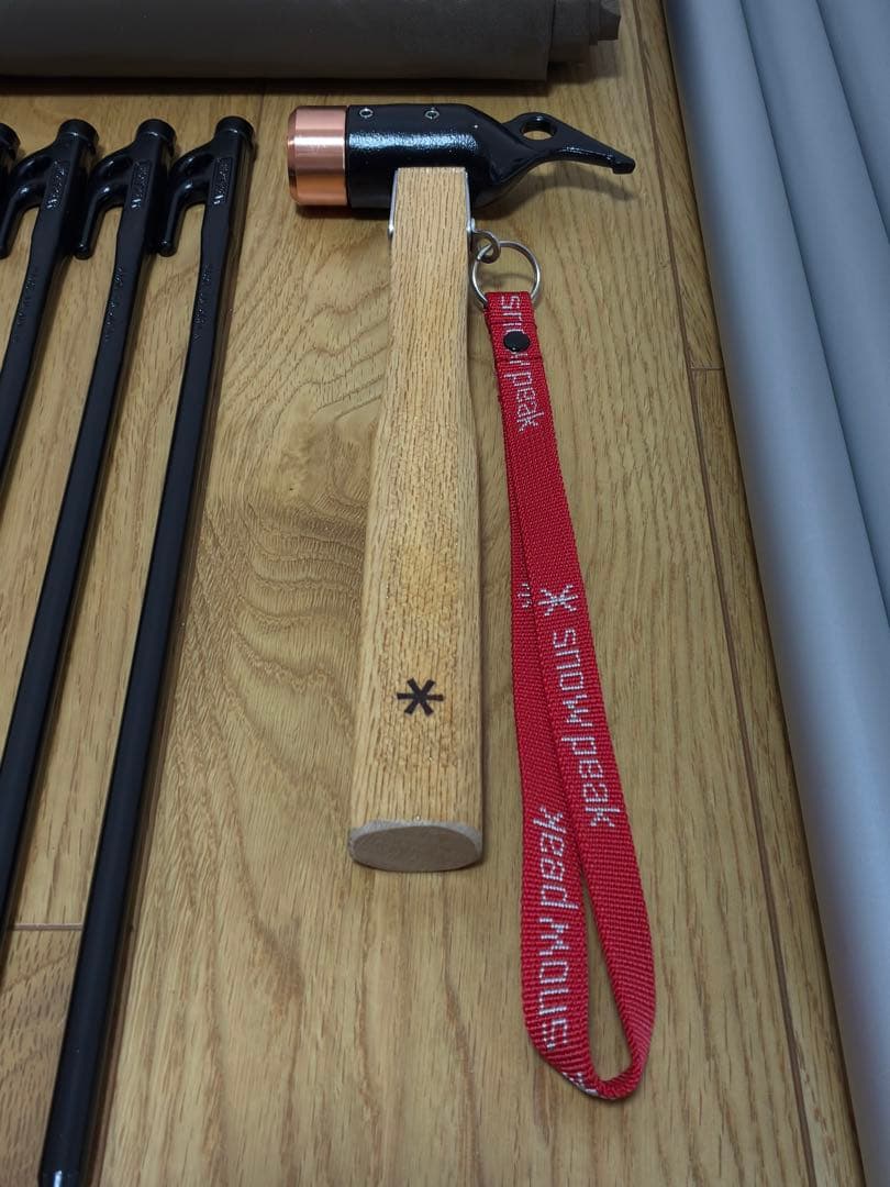 スノーピーク HDタープ\"シールド\"ヘキサM TP-861、ペグハンマー、他