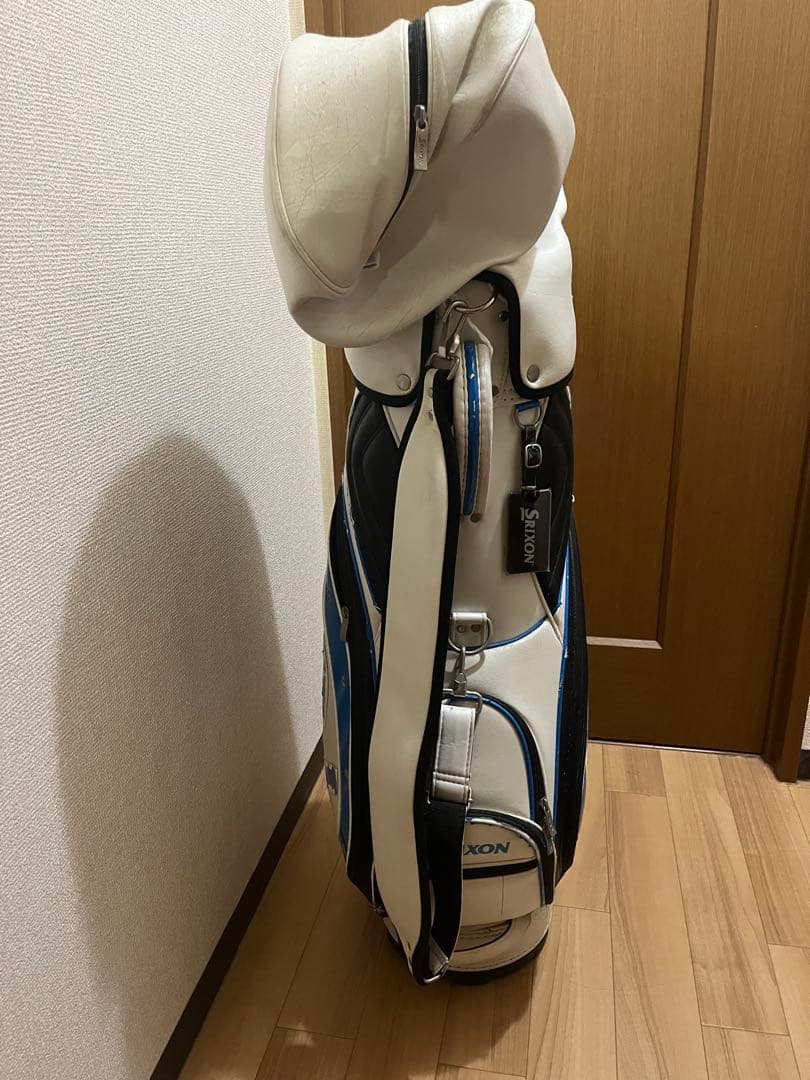 Srixon キャディバッグ ホワイト/ブルー