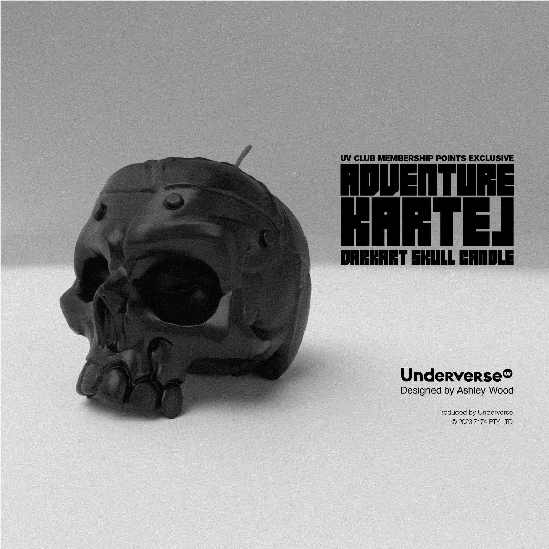 その他 UVC DARK ART SKULL CANDLE / Underverse