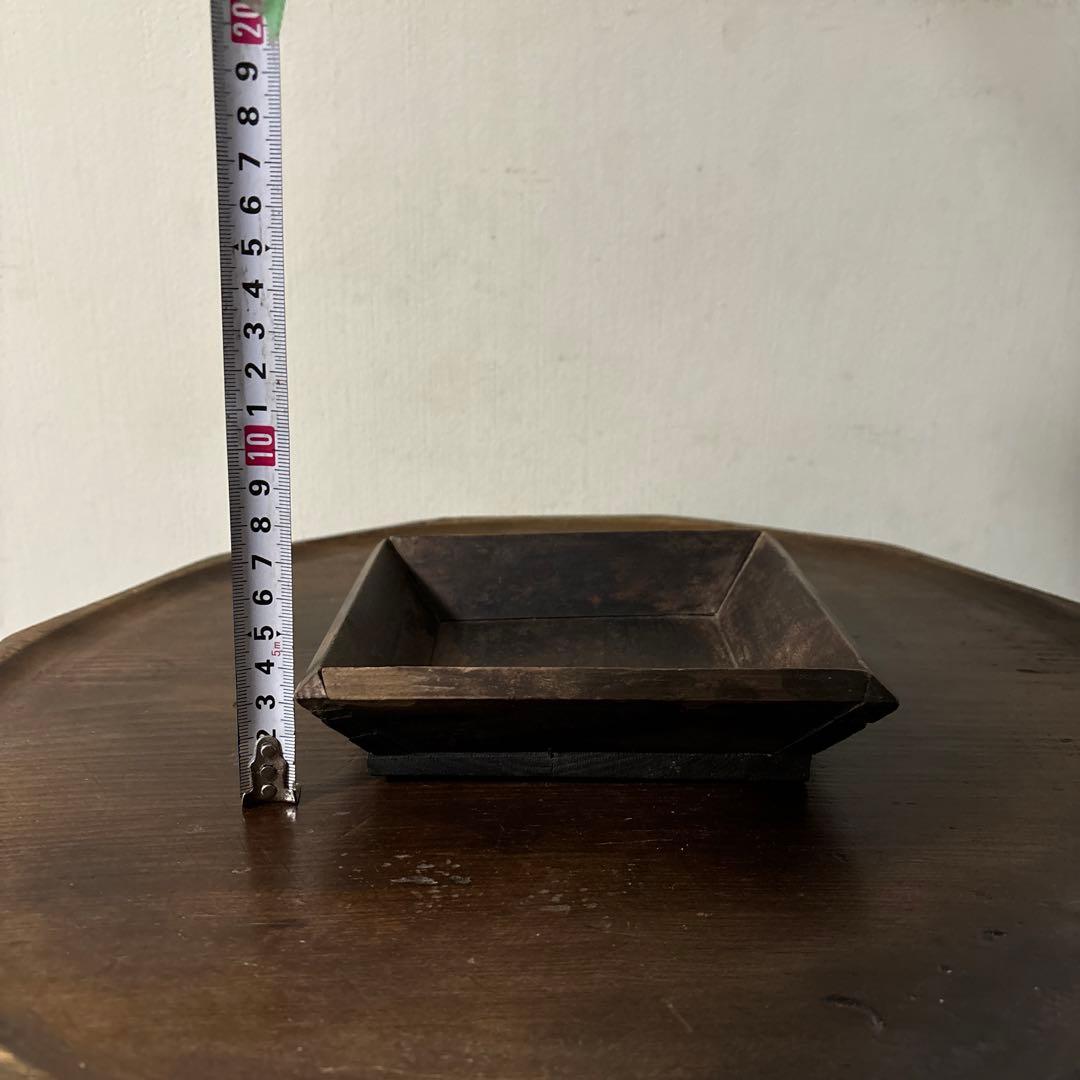 李朝　朝鮮王朝時代　祭祀の器　木皿　1点　⑤アンティーク　韓国骨董　古道具　骨董