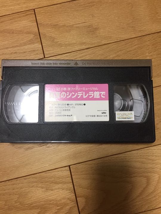 入手困難 VHS 真夏のシンデレラ館で 小椋佳 アルゴミュージカル