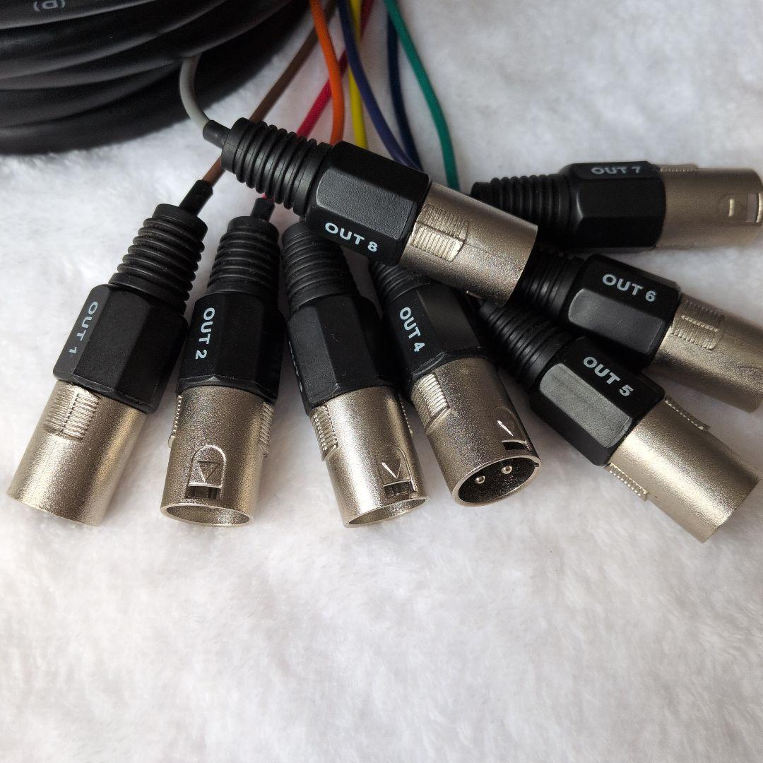 【13】Lynx アナログマルチケーブル　D-sub DB25XLRメス×8