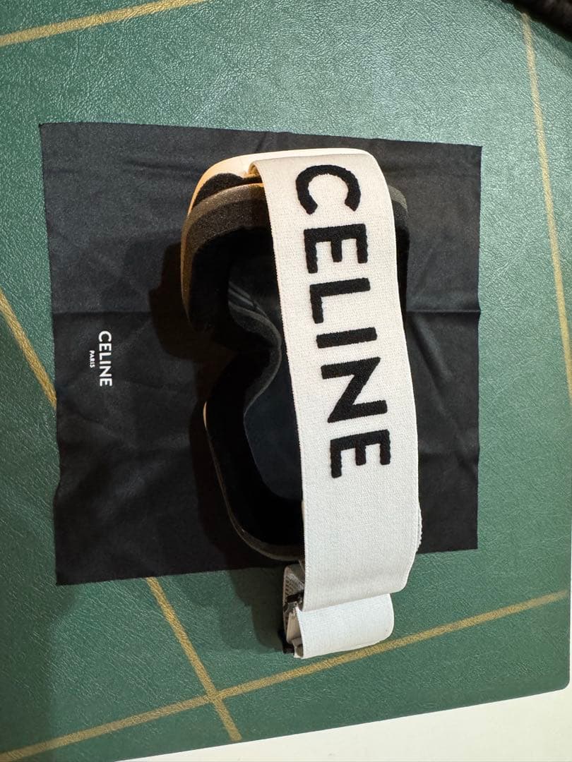 CELINE フレームレスゴーグル ホワイト