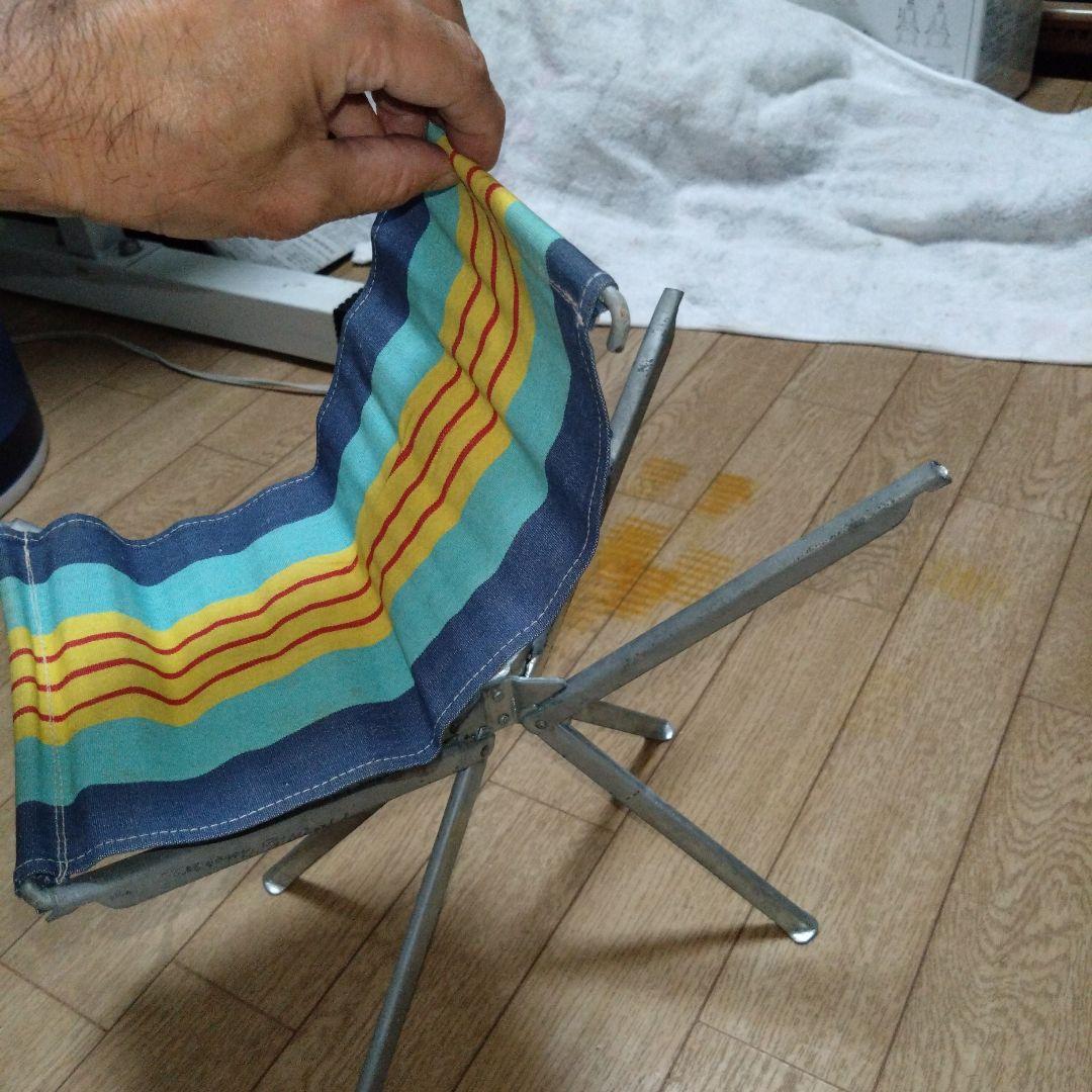 ★希少★昭和★レトロ★1970大阪万博見学 折りたたみイス