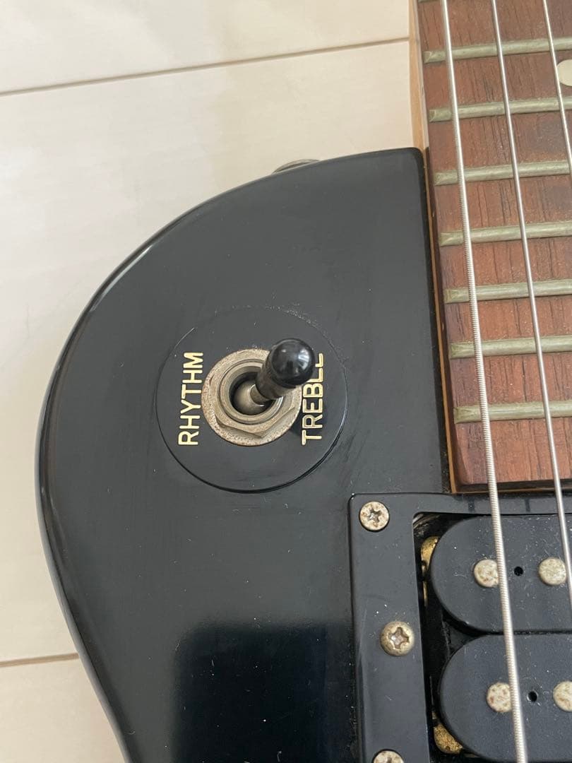 TARGET エレキギター レスポールタイプ ブラック ショートスケール