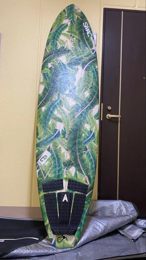 SMAC ミッドレングス　ボード 葉の模様　ファンボード　7.0