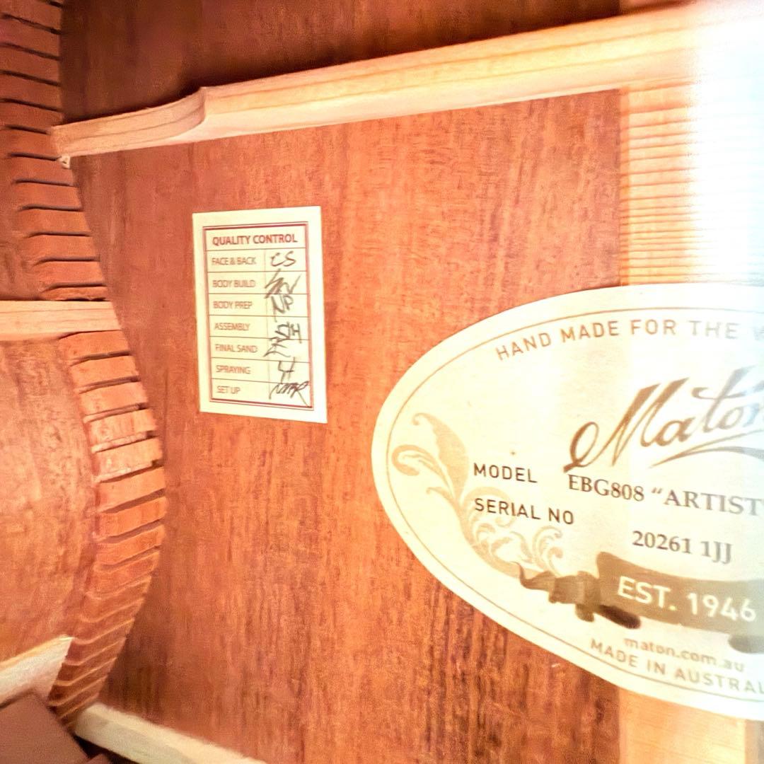 【美品】Maton EBG808 ARTIST エレアコ メイトン