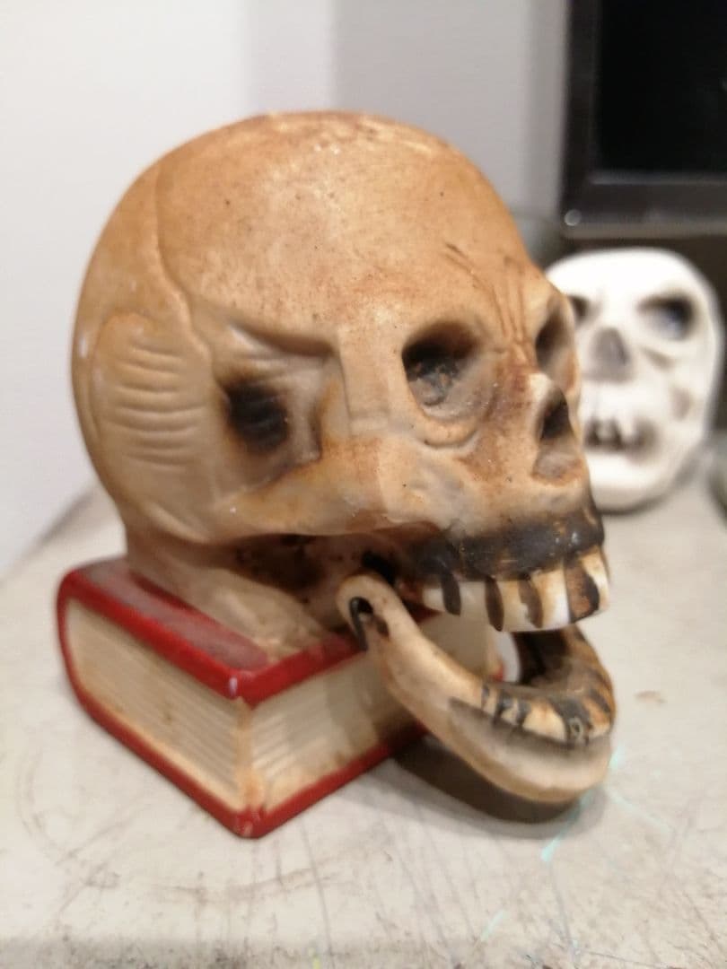 50s 　雰囲気　スカルオンブック　スカル　ドクロ　ビンテージ