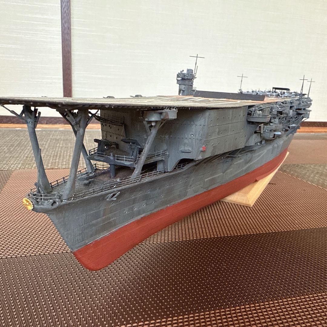 旧 日本海軍 航空母艦　加賀　1/350スケール完成品