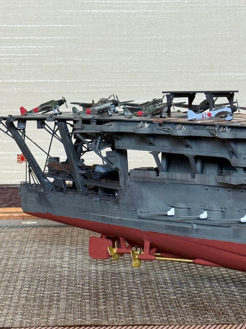 旧 日本海軍 航空母艦　加賀　1/350スケール完成品