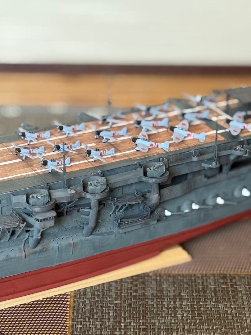 旧 日本海軍 航空母艦　加賀　1/350スケール完成品