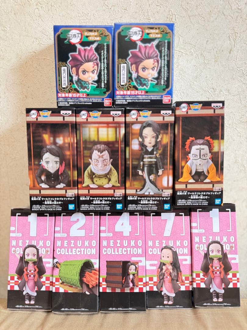 【新品未使用】鬼滅の刃まとめ売り！フィギュア Qposket ぬいぐるみ