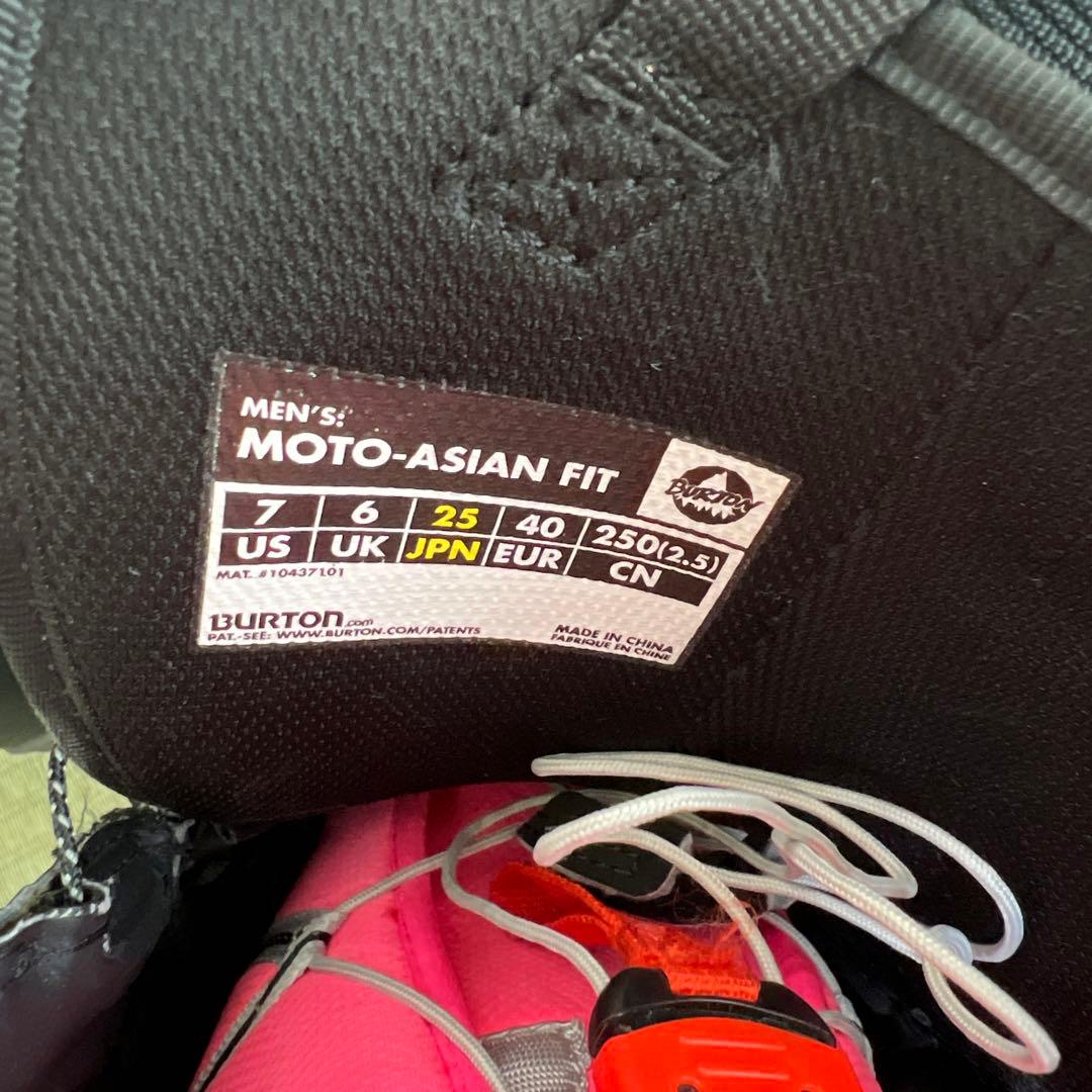 【超美品_即日発送】BURTON MOTO-ASIAN FIT 25.0cm