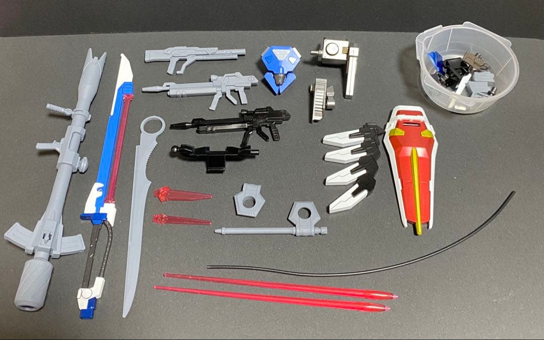 EG ストライクガンダム　ストライクルージュ　オプションパーツ　01・02全塗装