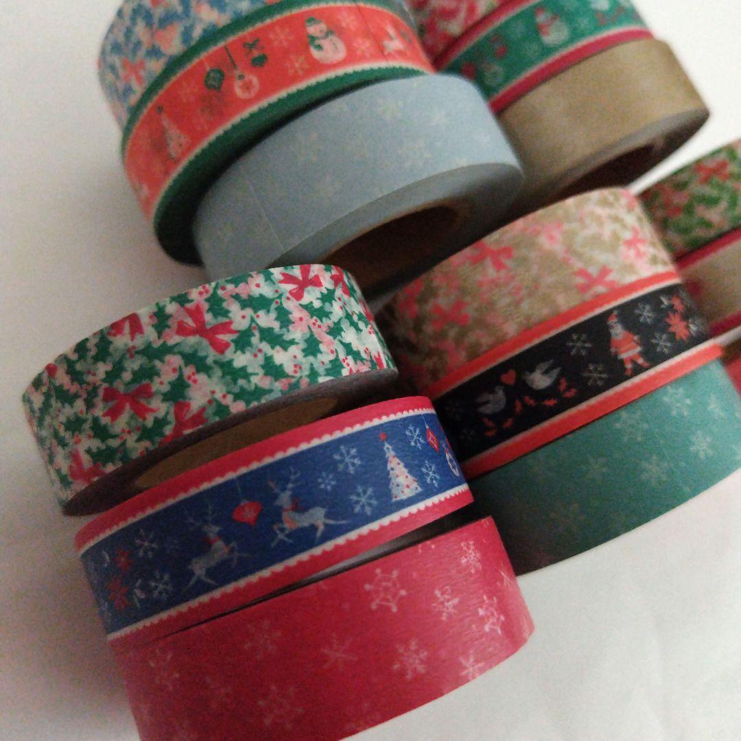 マークス クリスマスアソート マスキングテープ 中古 5種セット 15巻