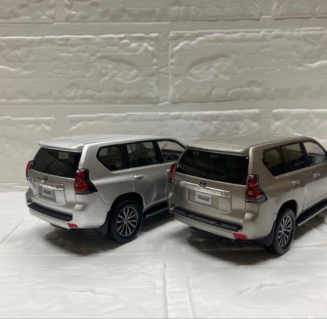 トヨタ ランドクルーザープラド カラーサンプルミニカー 2台セット　非売品