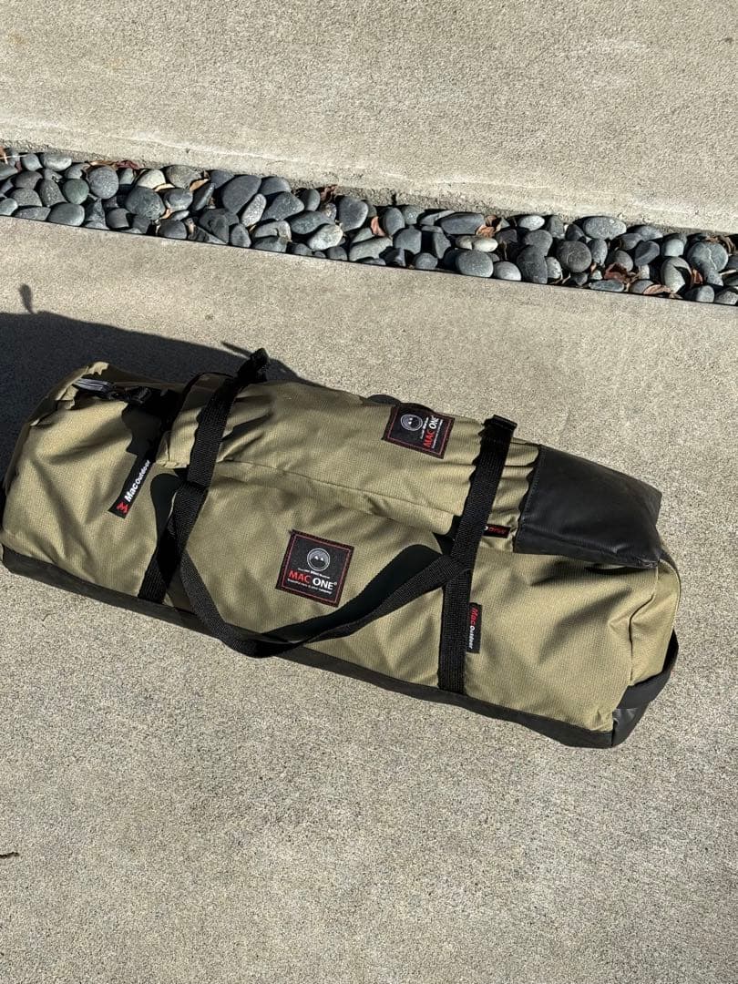 Mac one タープ グラスカーキLサイズ　収納バッグ付