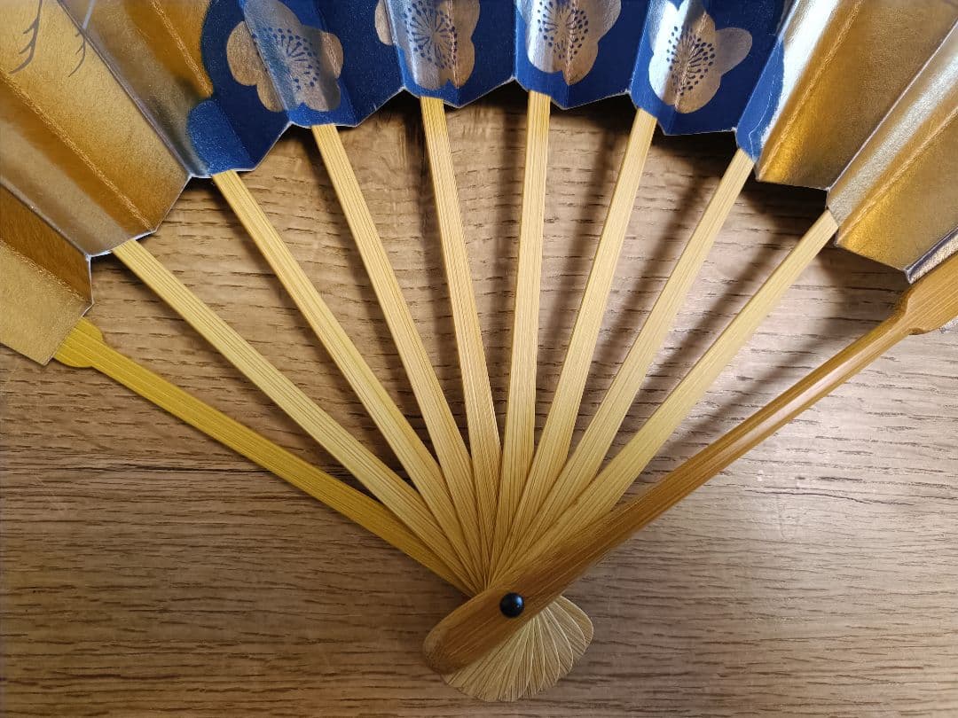 仕舞扇と扇子袋のセット　京都十松屋福井扇舗