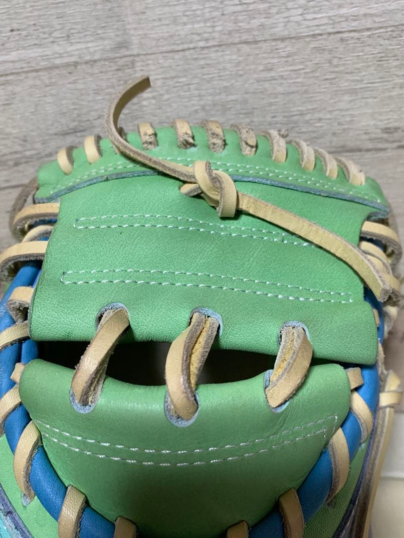 1点物 BM（ベースマン）軟式キャッチャーミット マルチカラー デザイン 日本製