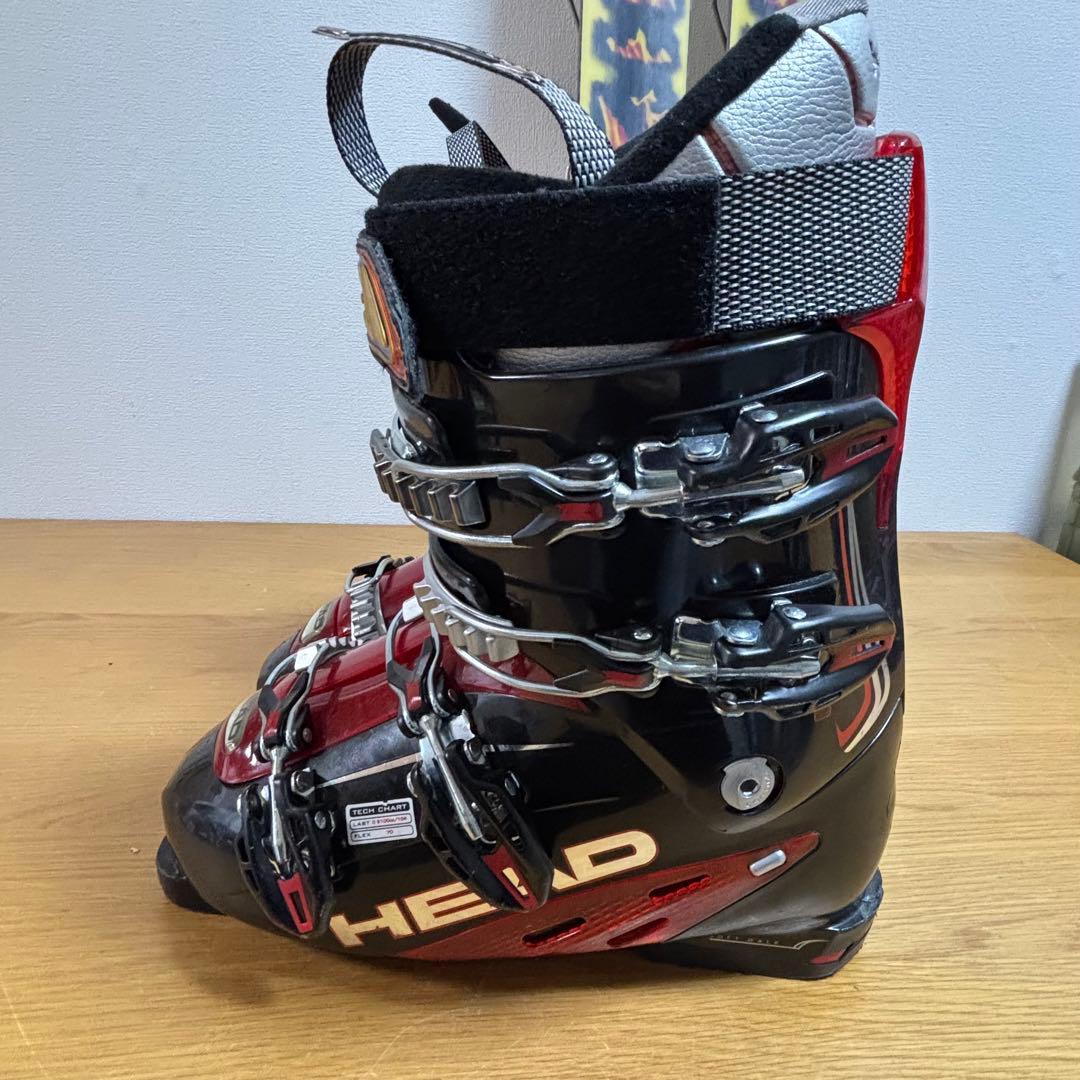 メンズ　ショートスキー　ファンスキーセット　Line head 27cブーツ付