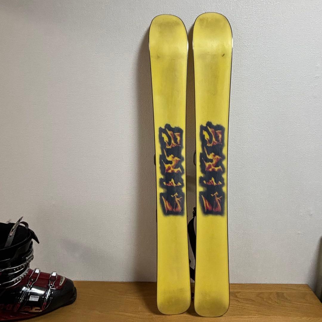 メンズ　ショートスキー　ファンスキーセット　Line head 27cブーツ付