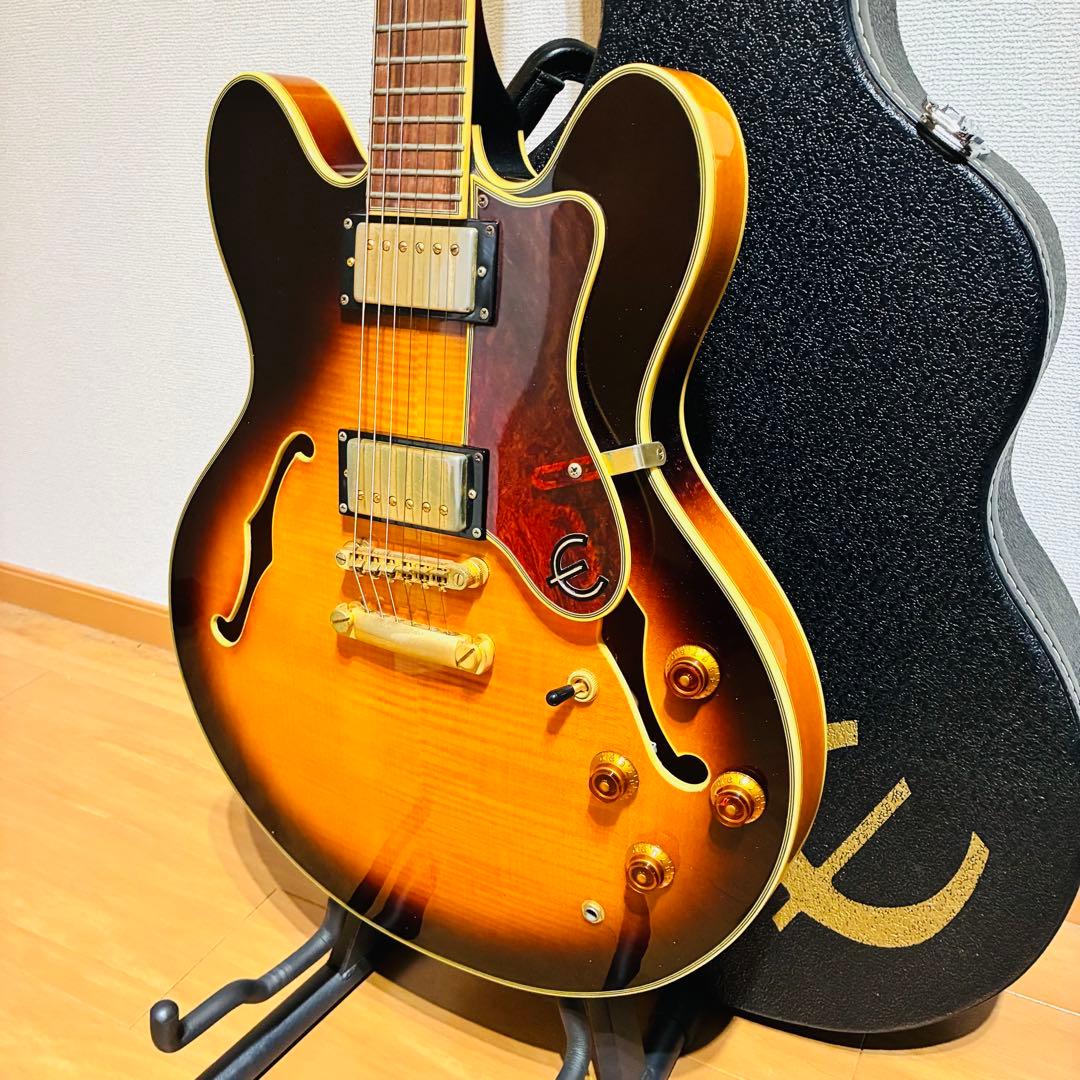 EPIPHONE 【動作確認済】 Sheraton-II セミアコ エレキギター