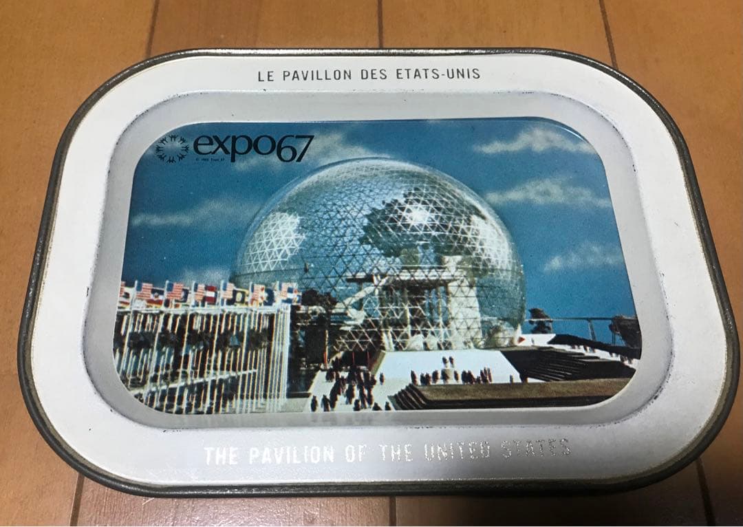 EXPO67 ブリキ トレー4set