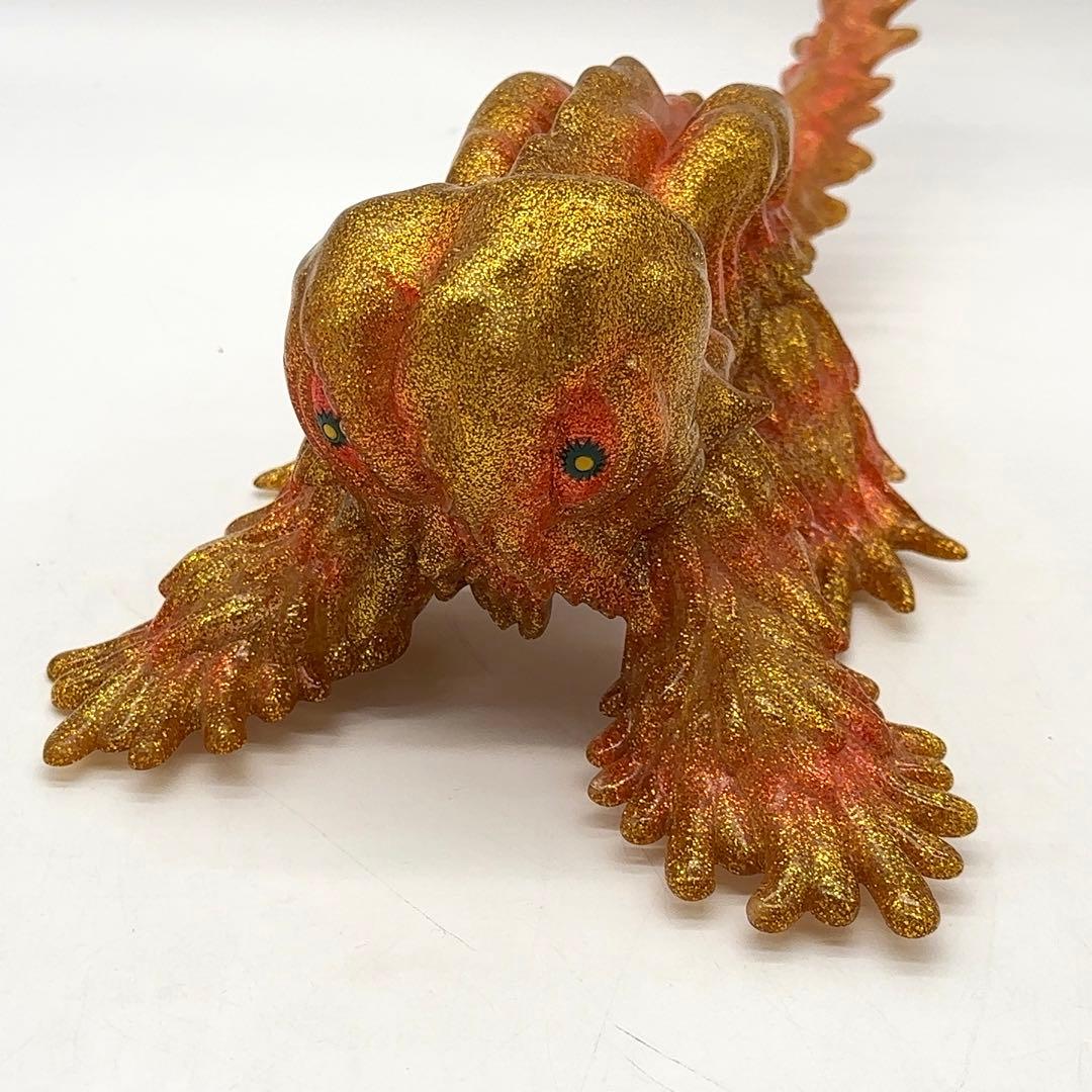 美品 マルサン ヘドラ450 ゴールドグリター ソフビ 30体限定