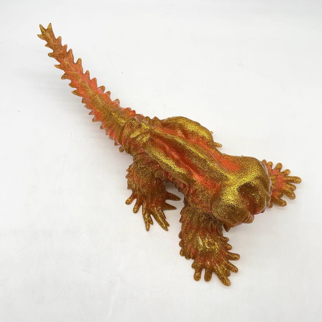 美品 マルサン ヘドラ450 ゴールドグリター ソフビ 30体限定