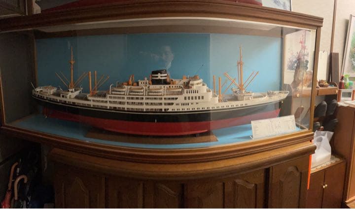 木工　アルゼンチナ丸　大型　模型