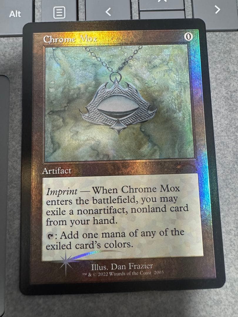 MTG 金属モックス 英語 FOIL Chrome Mox 旧枠