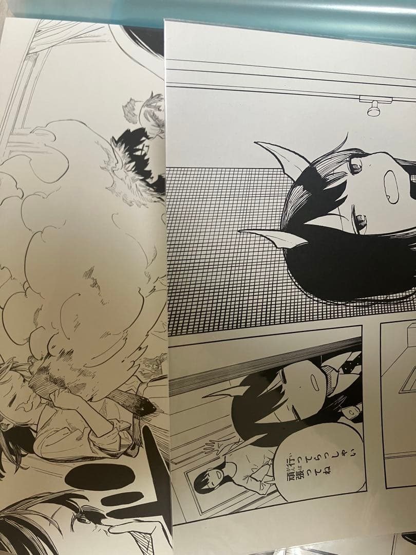 ルリドラゴン　複製原画　3枚