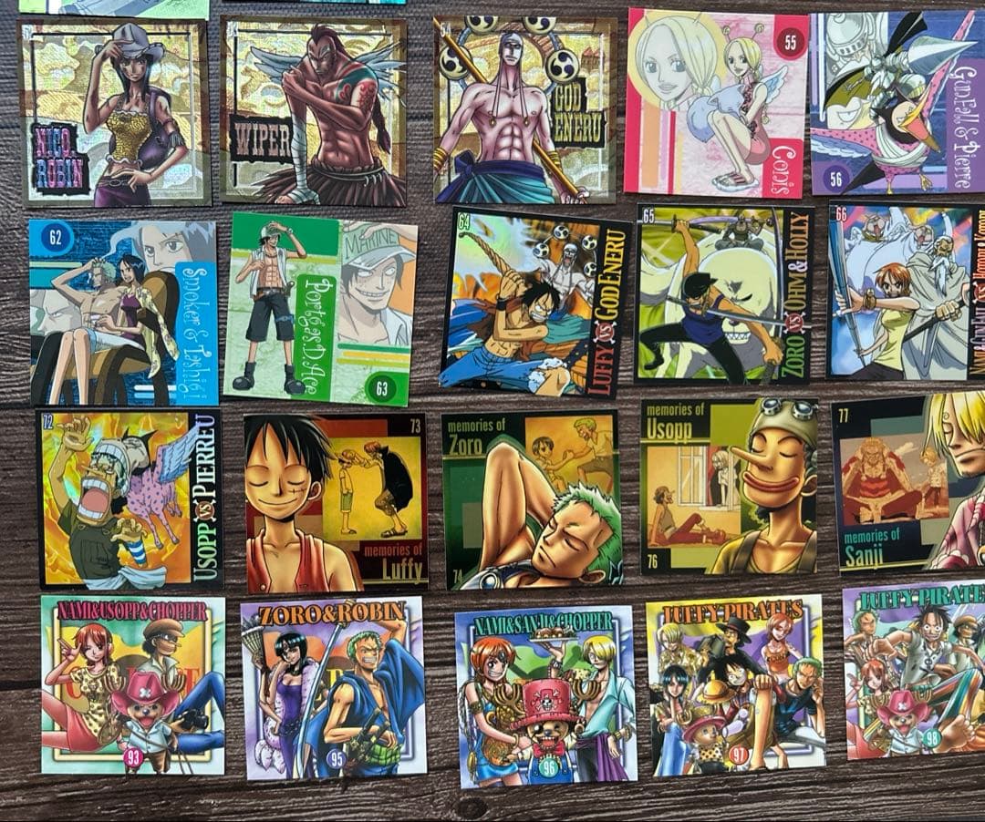 平成レトロ激レア　ワンピース　森永シール86枚セット