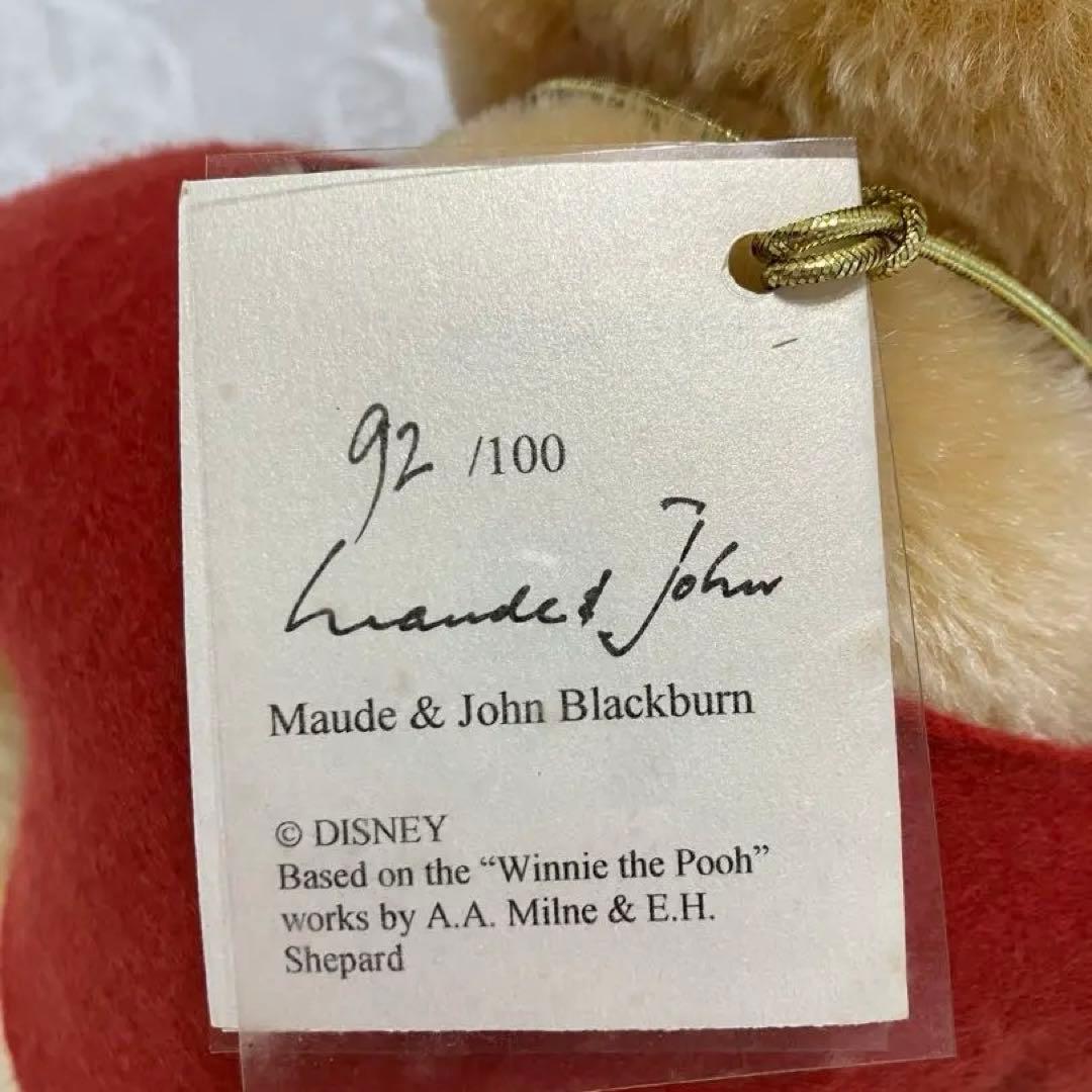 レア限定100 カンタベリー社 ぷー　プー　クラシックプー　Pooh 英国製